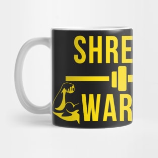 shredded warrior - yellow Mug